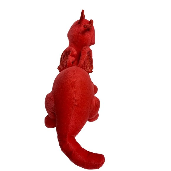 NEN National Entertainment Network Red Dragon Plush Stuffed Animal Doll Toy Spar - Picture 5 of 6